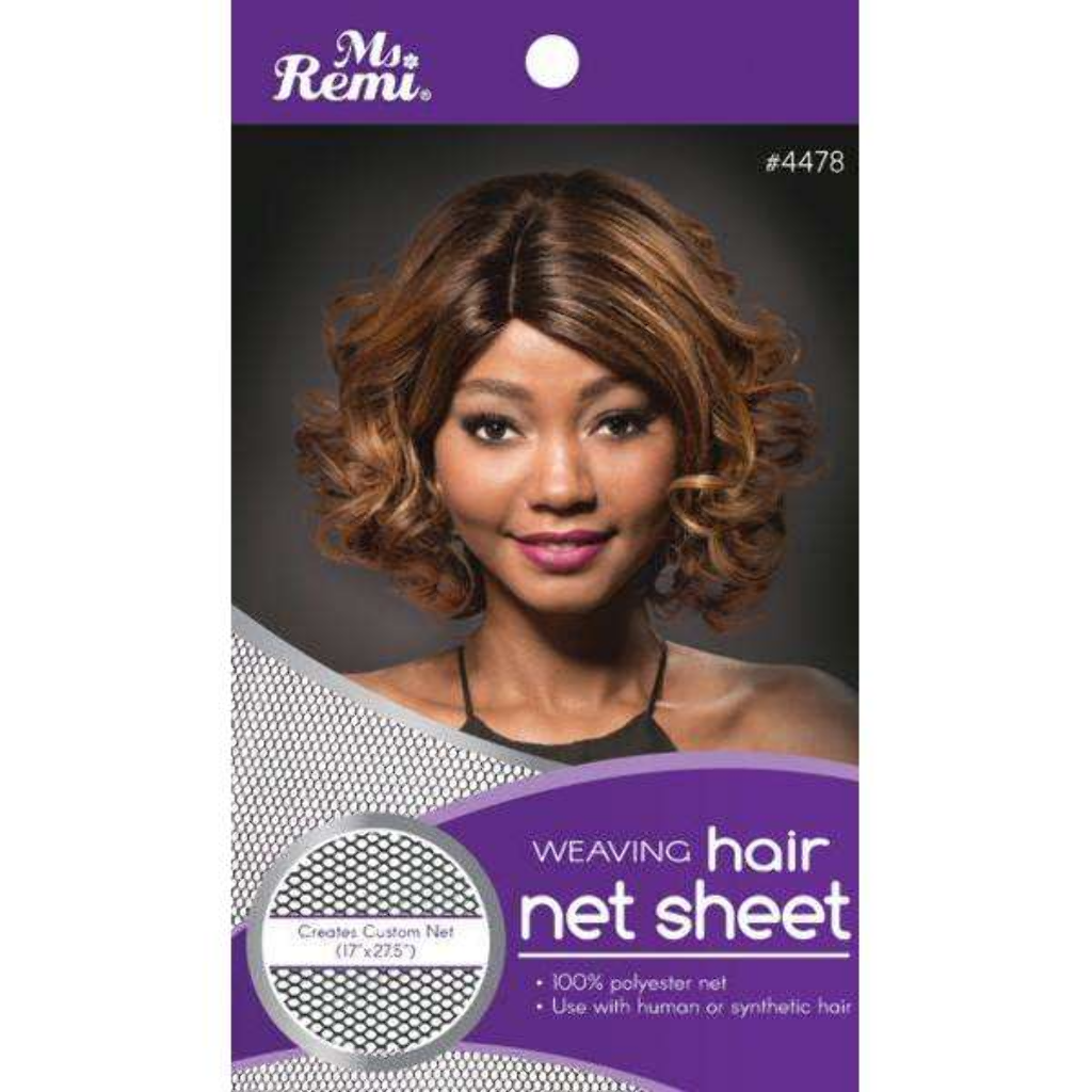 Ms. Remi Weaving Hair Net Sheet 17In * 27.5In Black