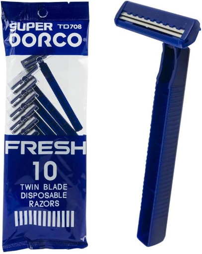 SUPER DORCO DISPOSAL RAZERS 10CT(BLUE)