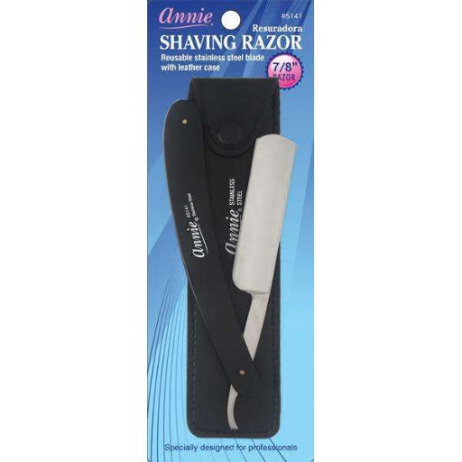 Annie Shaving Razor W/ Case Black